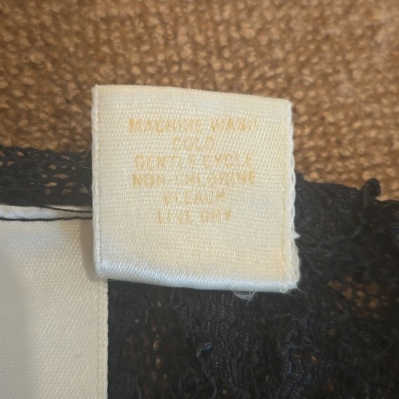 Victoria's Secret Y2K Vintage Black Lace Short Sleeve Sheer Top Blouse - Size XS - Picture 3 of 6